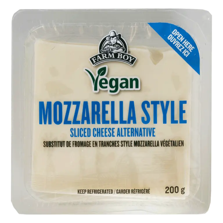 Farm Boy™ Vegan Mozzarella-Style Sliced Cheese Alternative (200 g)