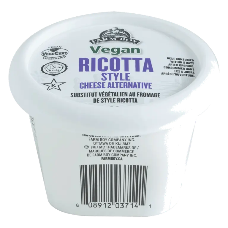 Farm Boy™ Vegan Ricotta-Style Cheese Alternative (220 g)
