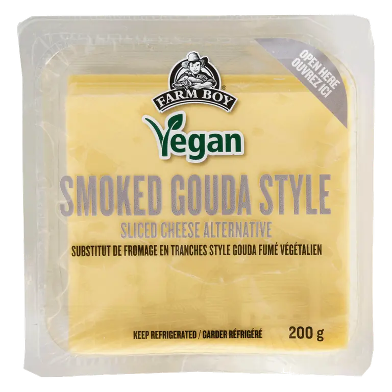 Farm Boy™ Vegan Smoked Gouda-Style Sliced Cheese Alternative (200 g)