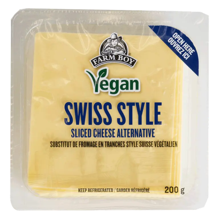 Farm Boy™ Vegan Swiss-Style Sliced Cheese Alternative (200 g)