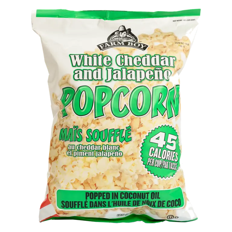 Farm Boy™ White Cheddar Jalapeno Popcorn (125 g)