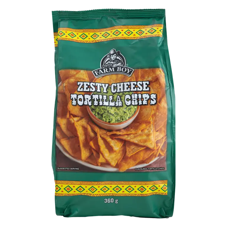 Farm Boy™ Zesty Cheese Tortilla Chips (360 g)