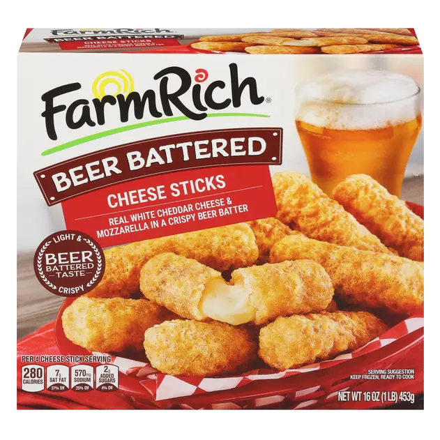 Beer Battered Cheese Sticks Frozen