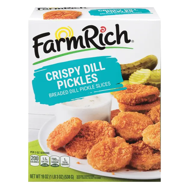 Breaded Crispy Dill Pickles Frozen