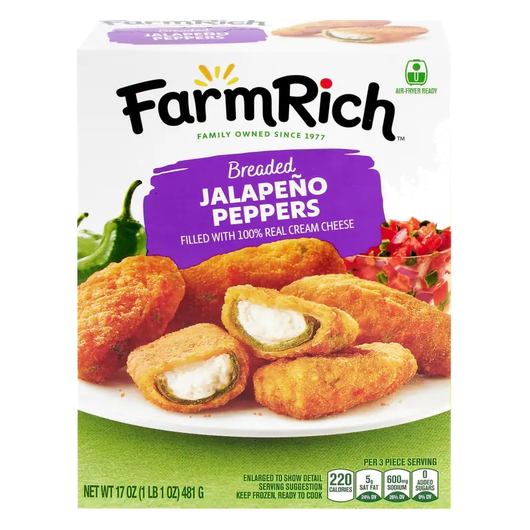 Breaded Filled with Cream Cheese Jalapeo Peppers
