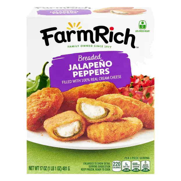 Breaded Jalapeno Peppers Frozen