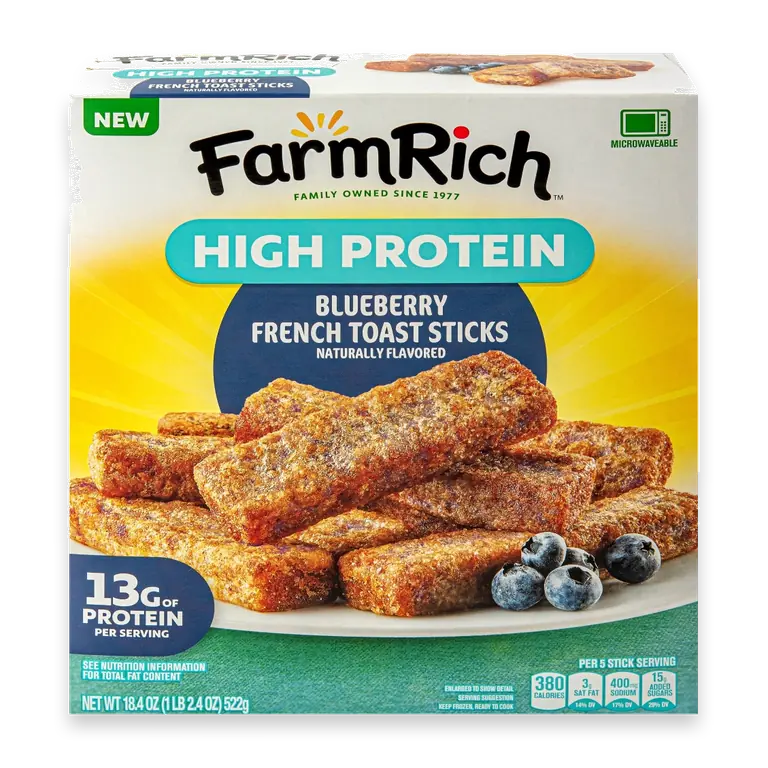 High Protein Blueberry French Toast Sticks, 18.4oz