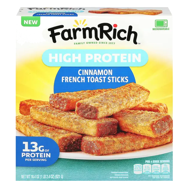 High Protein Cinnamon French Toast Sticks Frozen