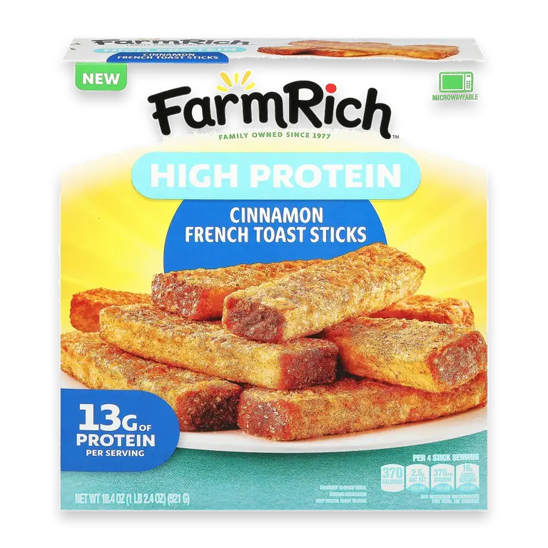 High Protein Cinnamon French Toast Sticks