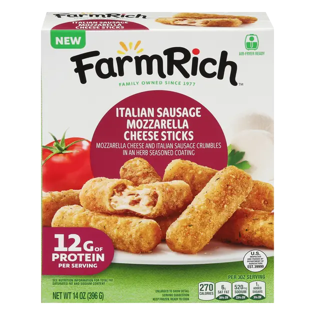 Italian Sausage Mozzarella Cheese Sticks Frozen
