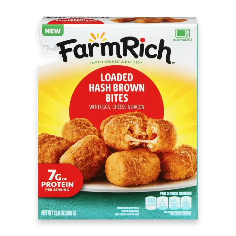 Loaded Hashbrown Bites., 13.6 oz