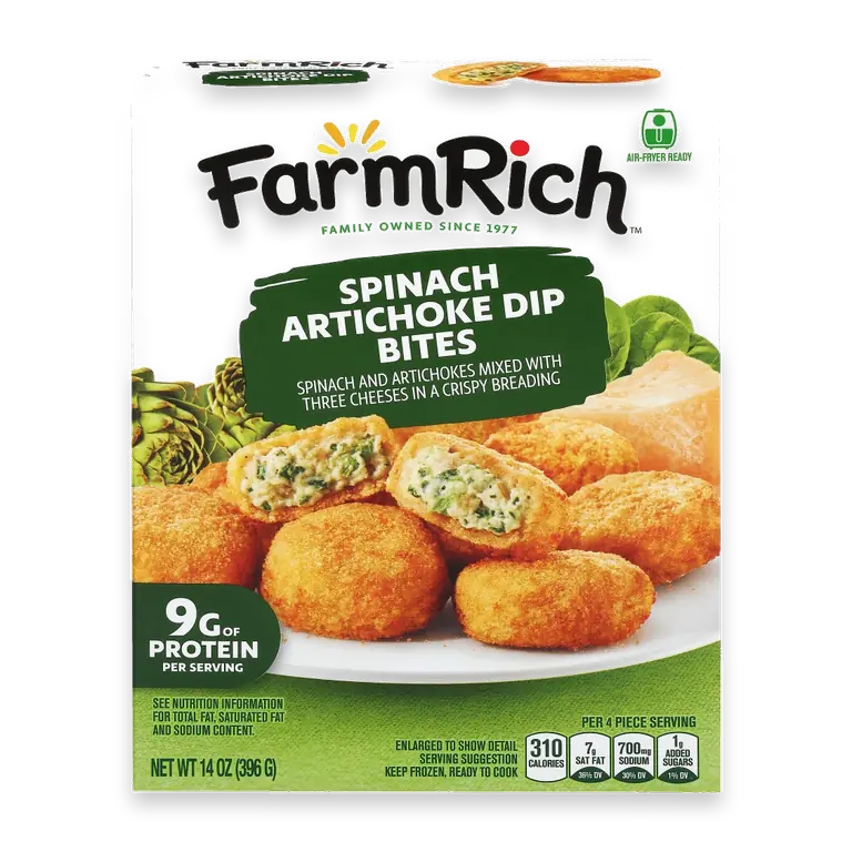 Spinach Artichoke Dip Bites