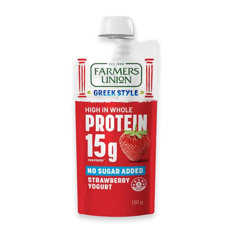 Greek Style High Protein Yoghurt Pouch Strawberry