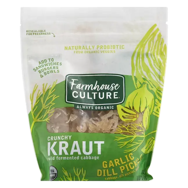 Kraut, Garlic Dill Pickle, Crunchy