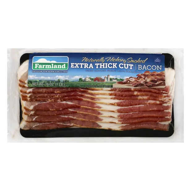Farmland Naturally Hickory Smoked Extra Thick Cut Bacon