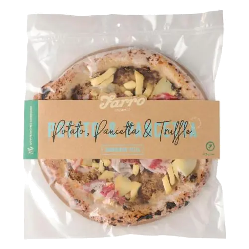 Organic Spelt Pizza Potato And Pancetta 10in