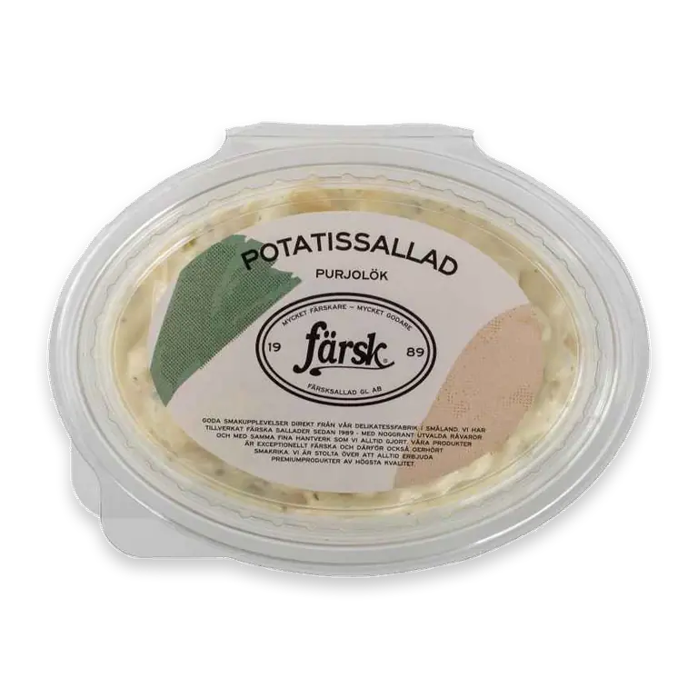 Potatissallad purjolök