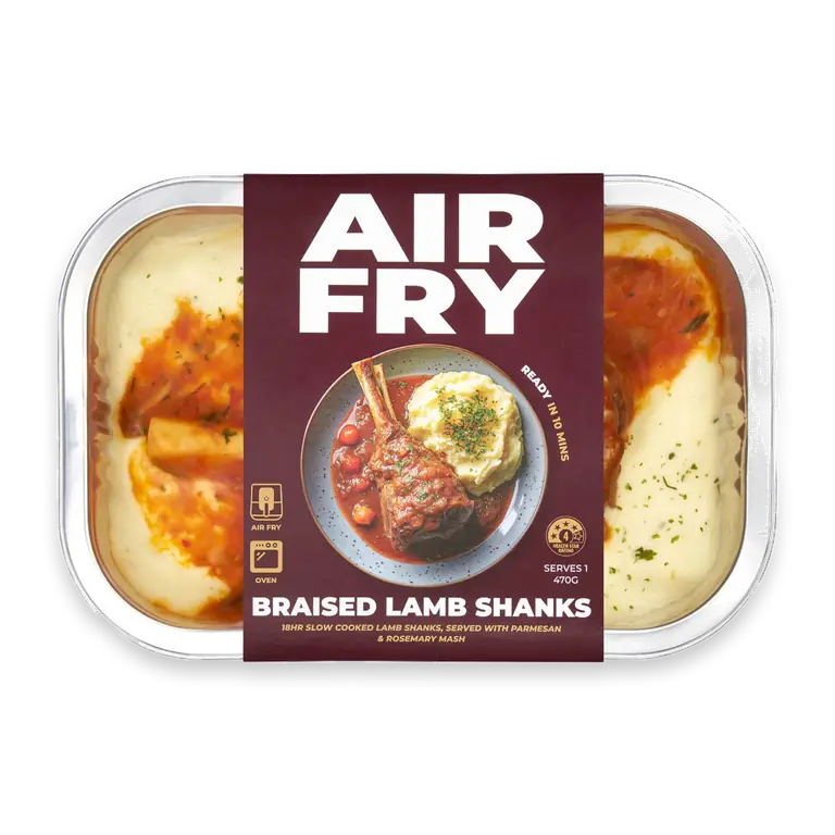 Air Fry Braised Lamb Shanks