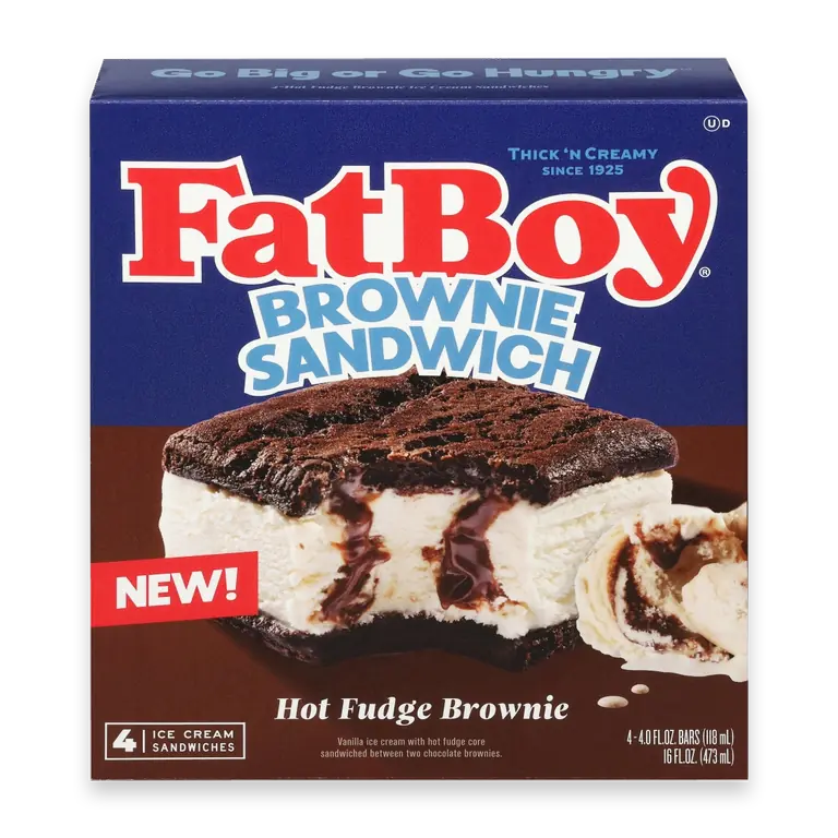 Hot Fudge Brownie Ice Cream Sandwiches