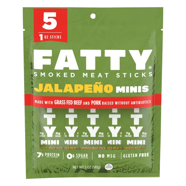 Gluten Free Jalapeno Minis Meat Sticks - 5 ct