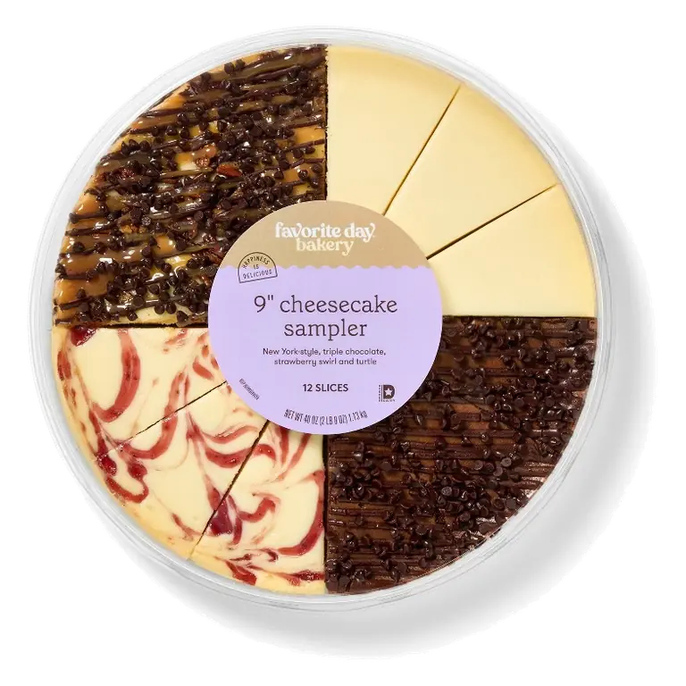 9" Cheesecake Sampler - 40oz/12ct- Favorite Day™