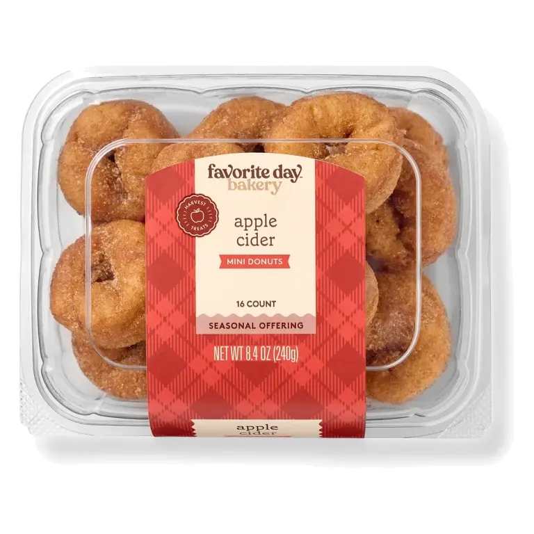 Apple Cider Mini Donut Tub - 8.4oz/16ct - Favorite Day™