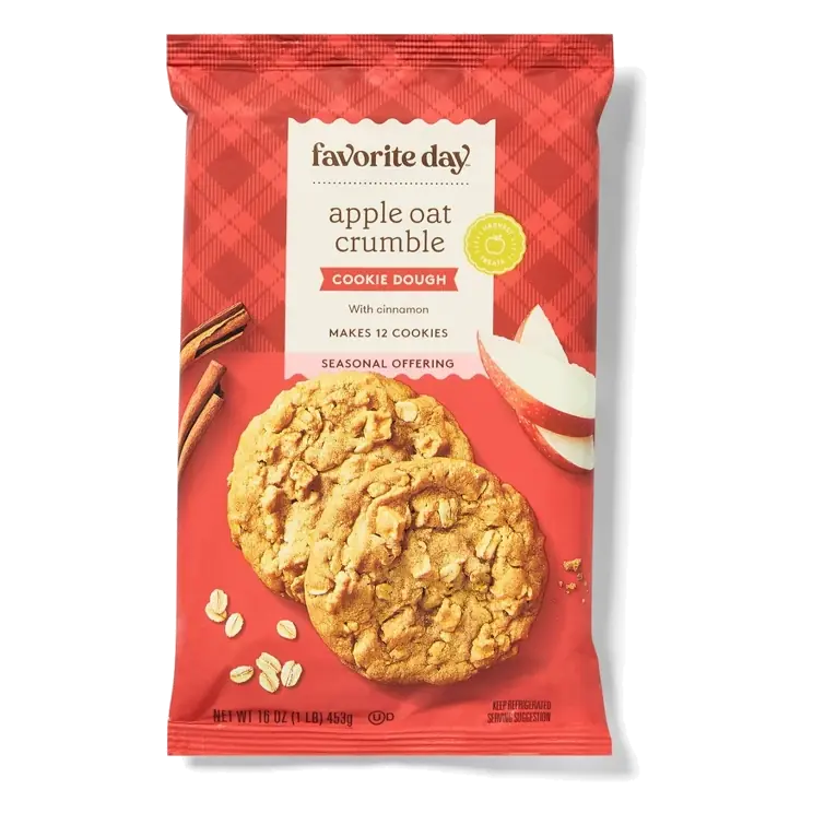 Apple Oat Crumble Cookie Dough - 16oz - Favorite Day™