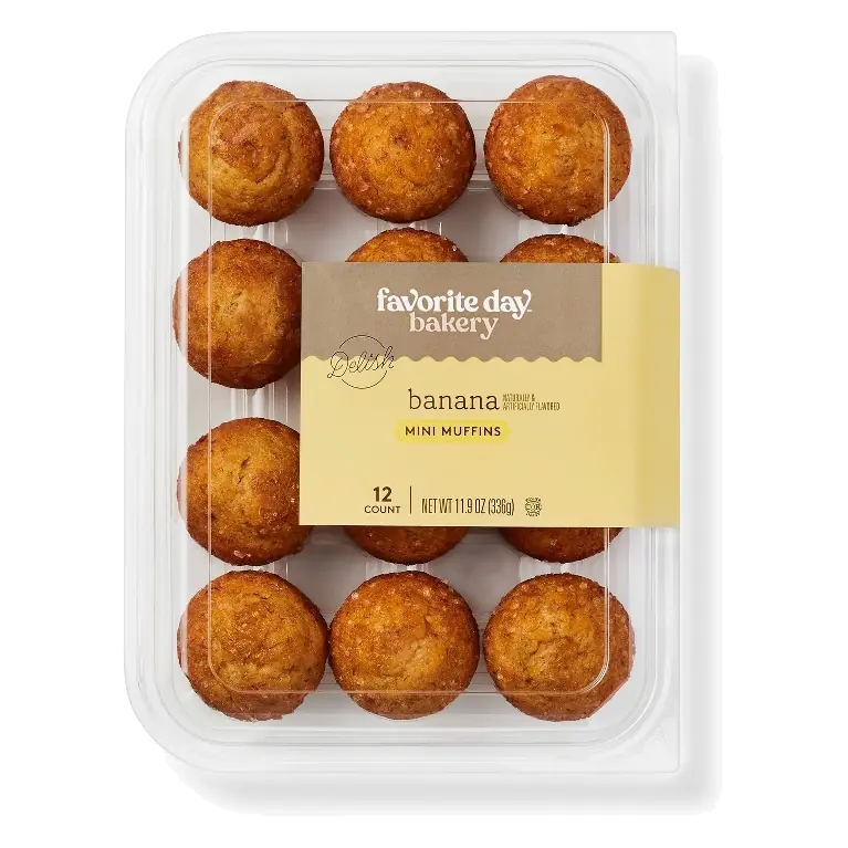 Banana Mini Muffins - 12ct - Favorite Day™