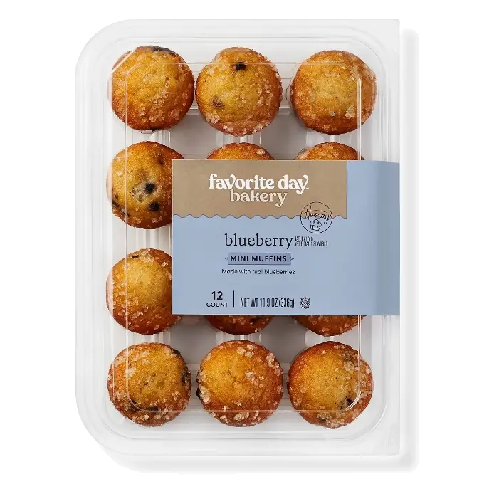 Blueberry Mini Muffins - 11.9oz/12ct - Favorite Day