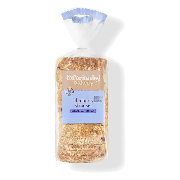 Blueberry Streusel Breakfast Bread - 20oz - Favorite Day