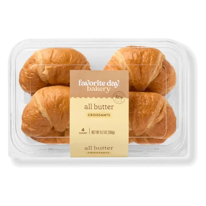 Butter Croissants - 9.2oz/4ct - Favorite Day™