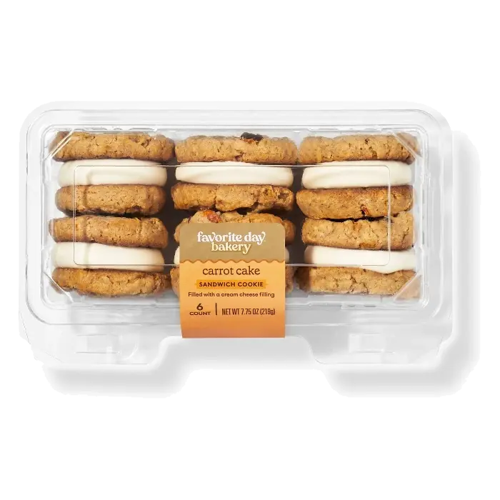 Carrot Cake Soft Sandwich Cookies - 6ct/7.75oz - Favorite Day