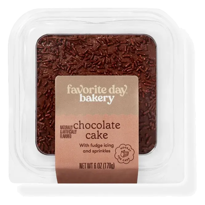 Chocolate Cake Slice - 6oz - Favorite Day