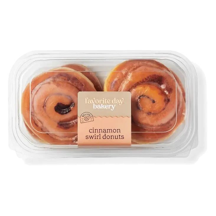 Cinnamon Swirl Donuts - 12oz/4ct - Favorite Day