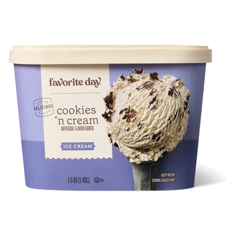 Cookies and Cream Ice Cream - 48oz - Favorite Day™