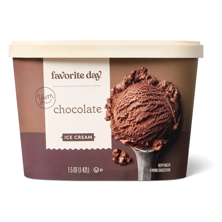 Frozen Chocolate Ice Cream - 48 fl oz - Favorite Day™