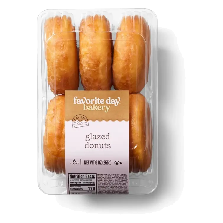 Glazed Donuts - 9oz/6ct - Favorite Day™