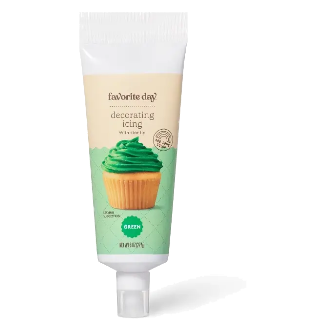 Green Star Tip Decorating Icing - 8oz - Favorite Day™