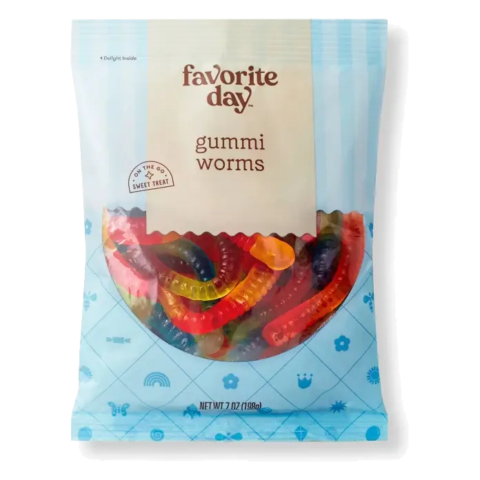 Gummi Worms Candy - 7oz - Favorite Day™