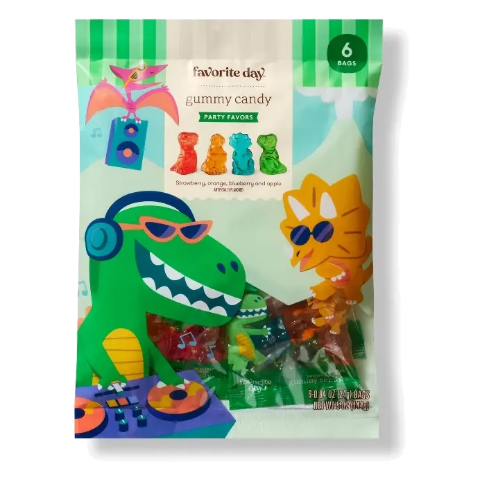 Gummy Candy Dinosaurs Party Favors - 5oz/6ct - Favorite Day™