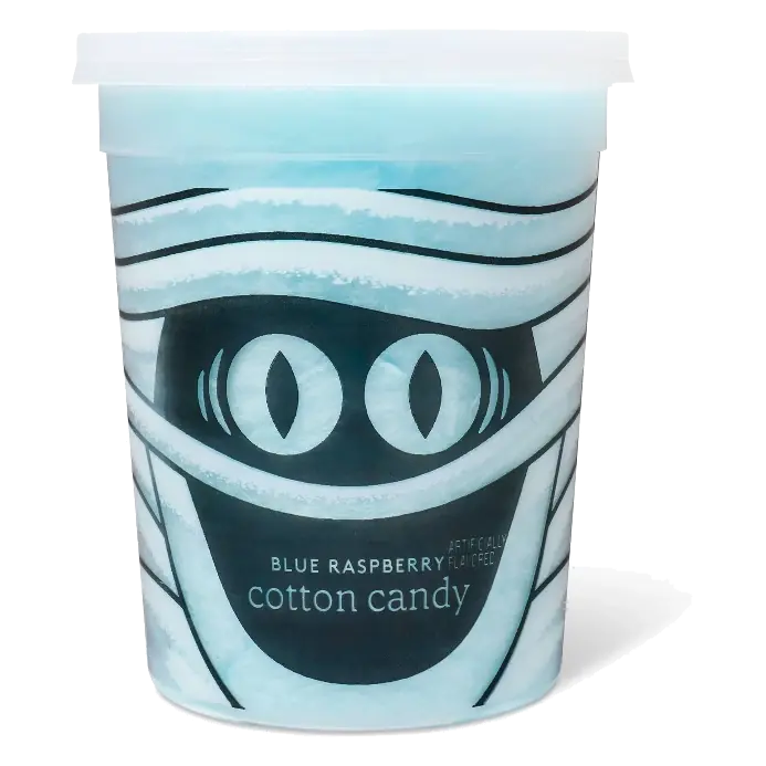 Halloween Cotton Candy Tub Blue Raspberry - 1oz - Favorite Day™