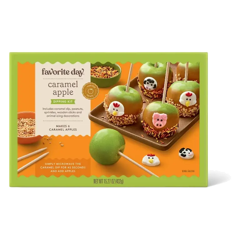 Halloween Fall Harvest Caramel Apple Dipping Kit - 15.27oz - Favorite Day™