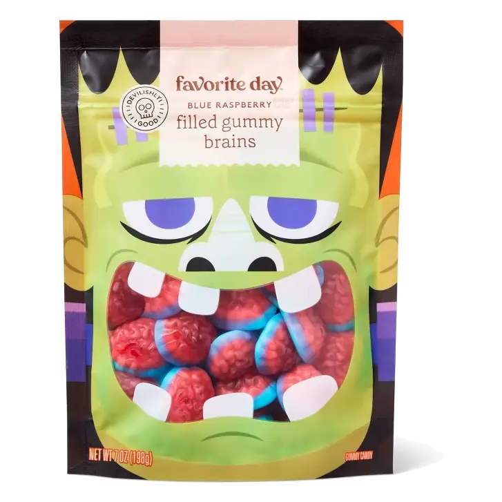 Halloween Filled Brains Gummy Candies - 7oz - Favorite Day™