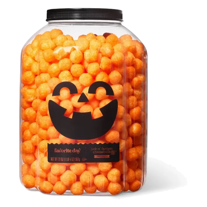 Halloween Jack-o-Lantern Cheese Balls - 20oz - Favorite Day™
