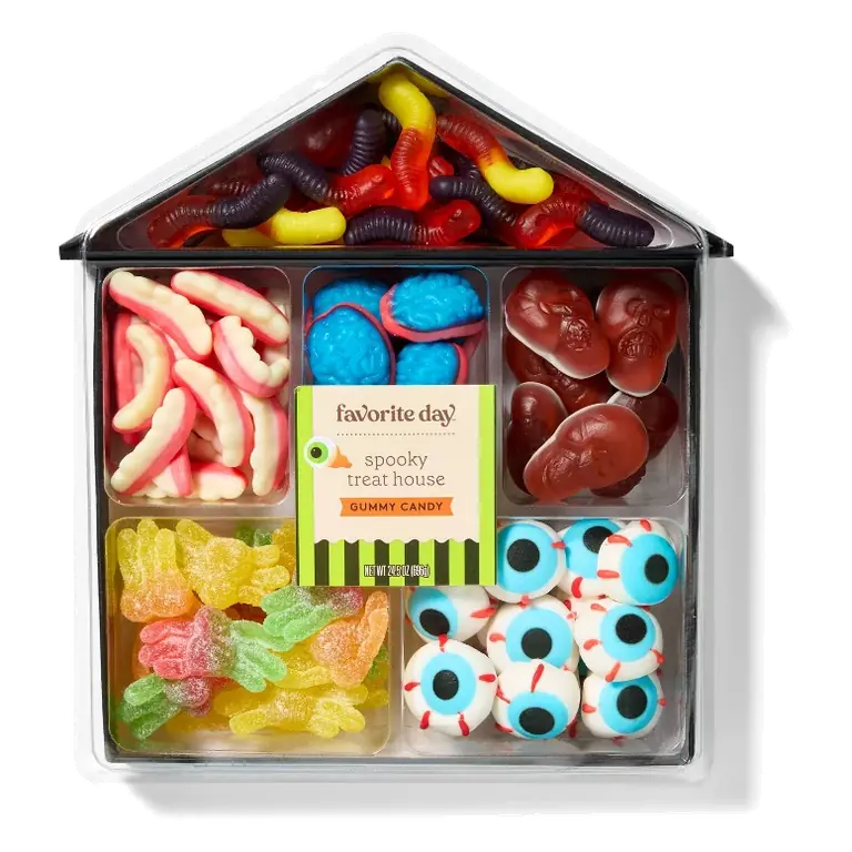 Halloween Spooky Treat House Gummy Candy Board - 24.5oz - Favorite Day™
