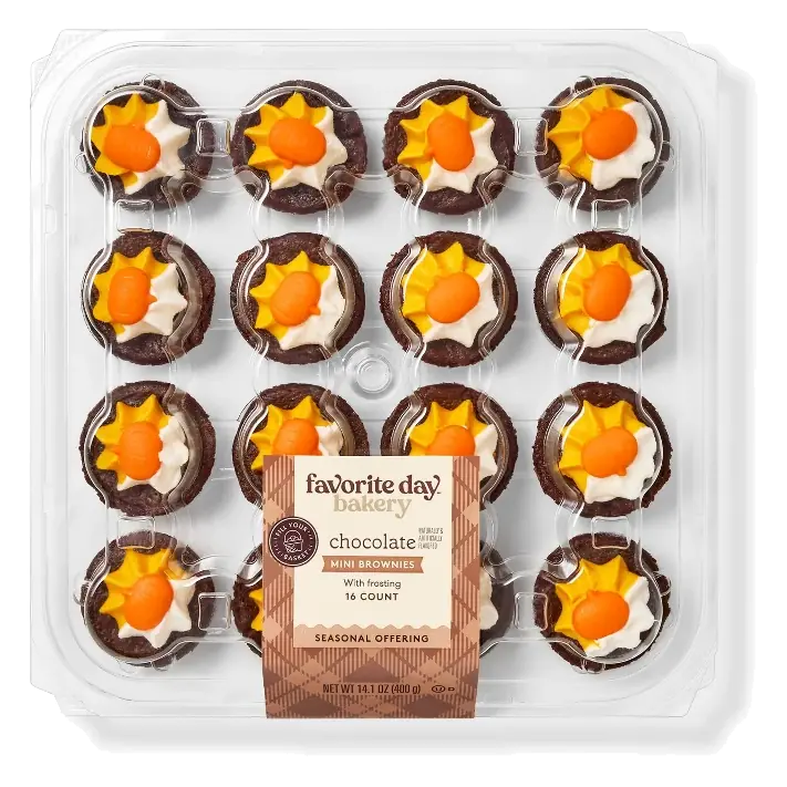 Harvest Mini Brownie Platter - 14oz/16ct - Favorite Day™