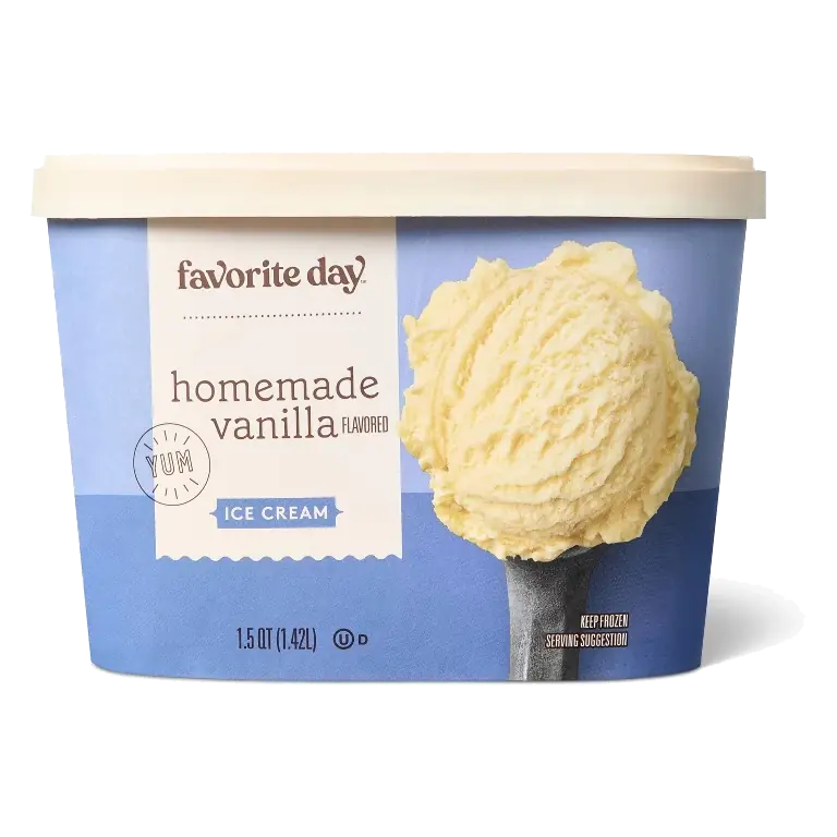 Homemade Vanilla Ice Cream - 48oz - Favorite Day™