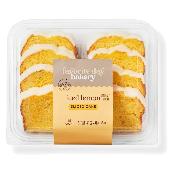 Iced Lemon Sliced Loaf Cake - 14.1oz - Favorite Day™