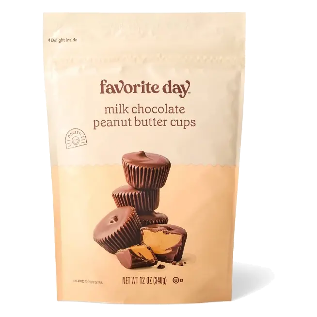 Milk Chocolate Peanut Butter Cups - 12oz - Favorite Day™