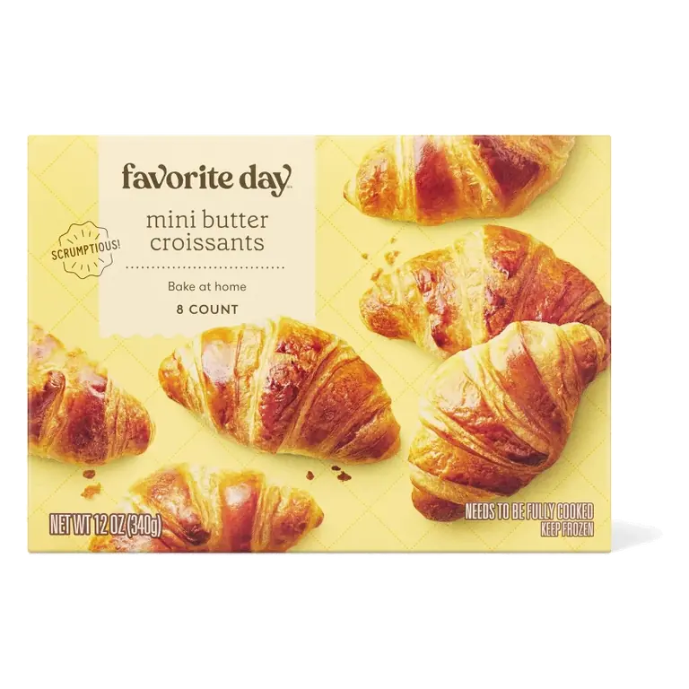 Mini Butter Croissant - 12oz/8ct - Favorite Day
